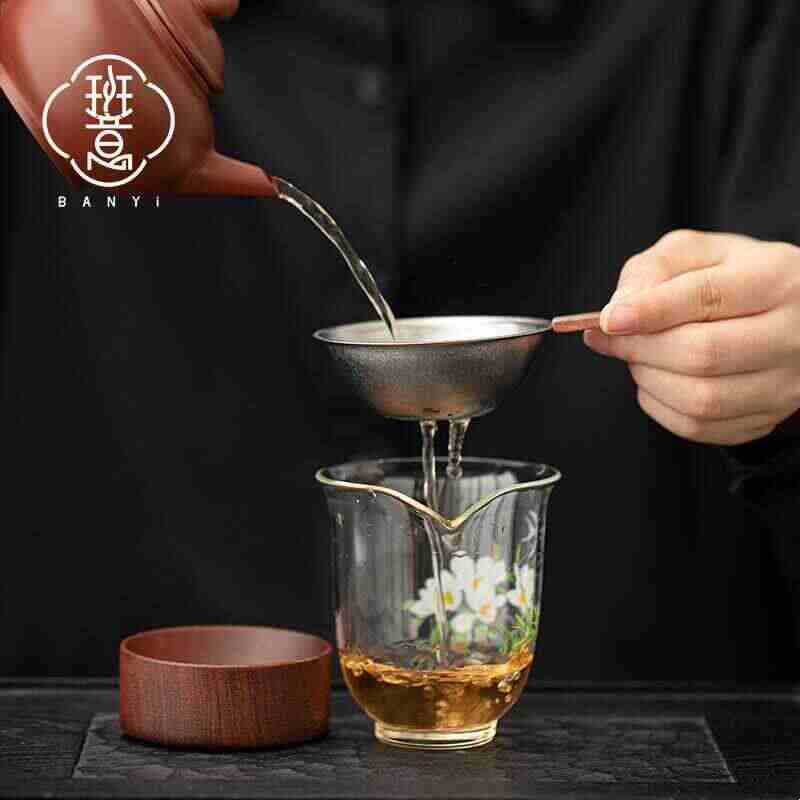 班意纯钛茶漏茶滤茶叶过滤网泡茶过滤器茶仓茶水分离器滤茶器图片