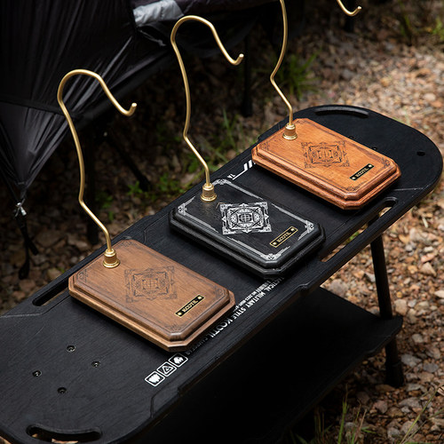 户外野营桌面台灯架氛围灯座露营照明支架营地38灯罩帐篷折叠灯托