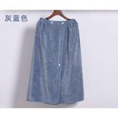 美容院专用可穿浴巾抹胸浴裙女裹胸睡裙汗蒸服桑拿浴袍不掉毛吸水