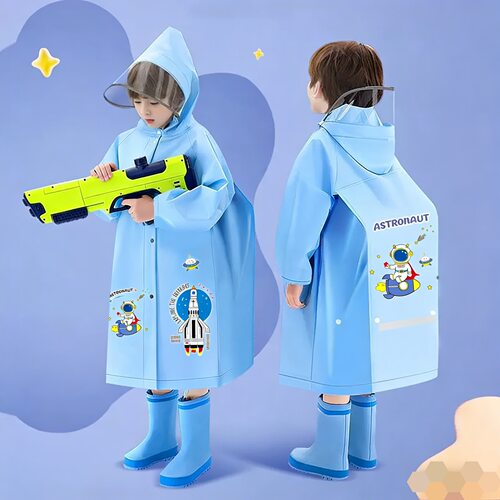 儿童雨衣女童2026新款男孩带书包