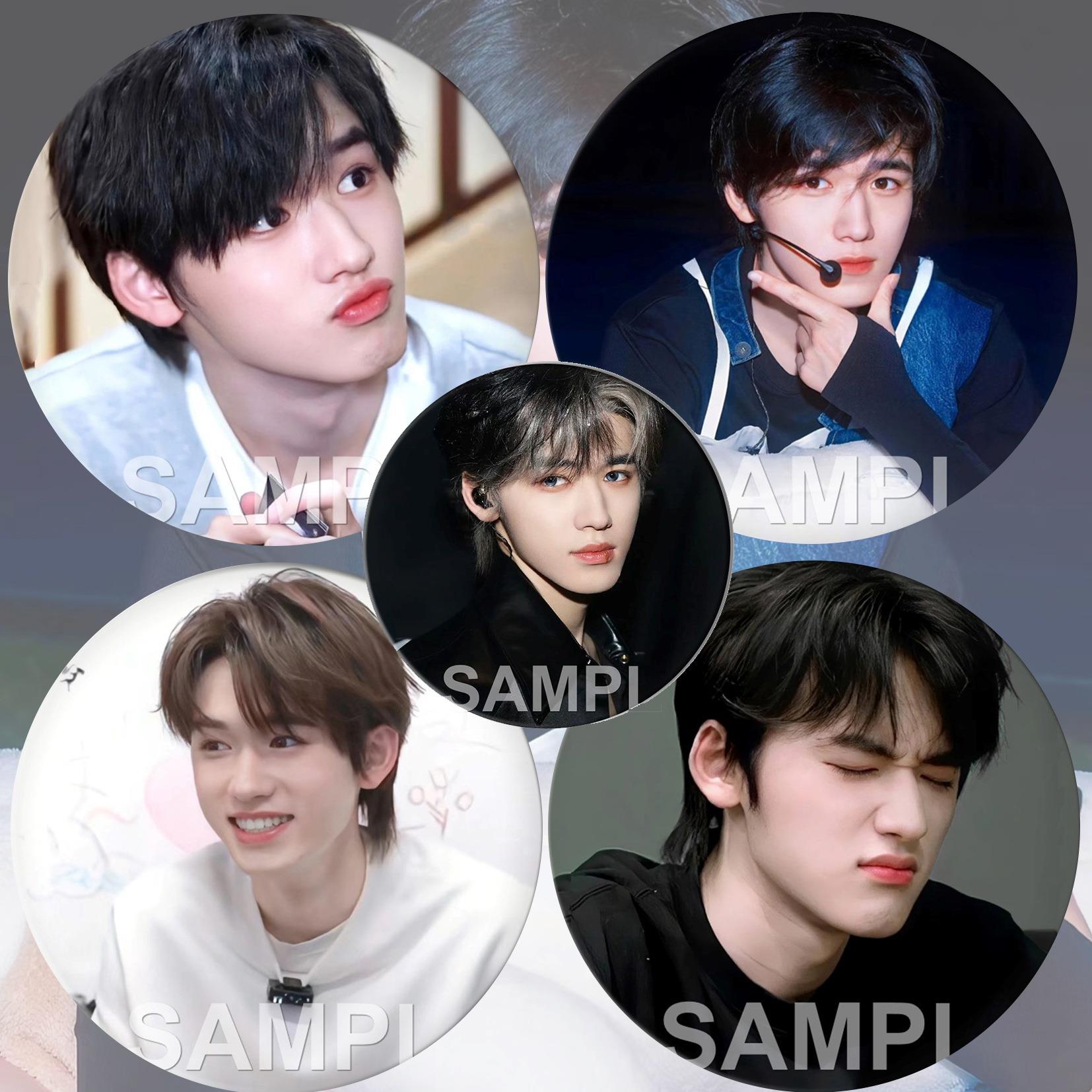 宋亚轩diyTNT时团应援周边徽章吧唧胸章镭射细闪膜书包挂件饰品