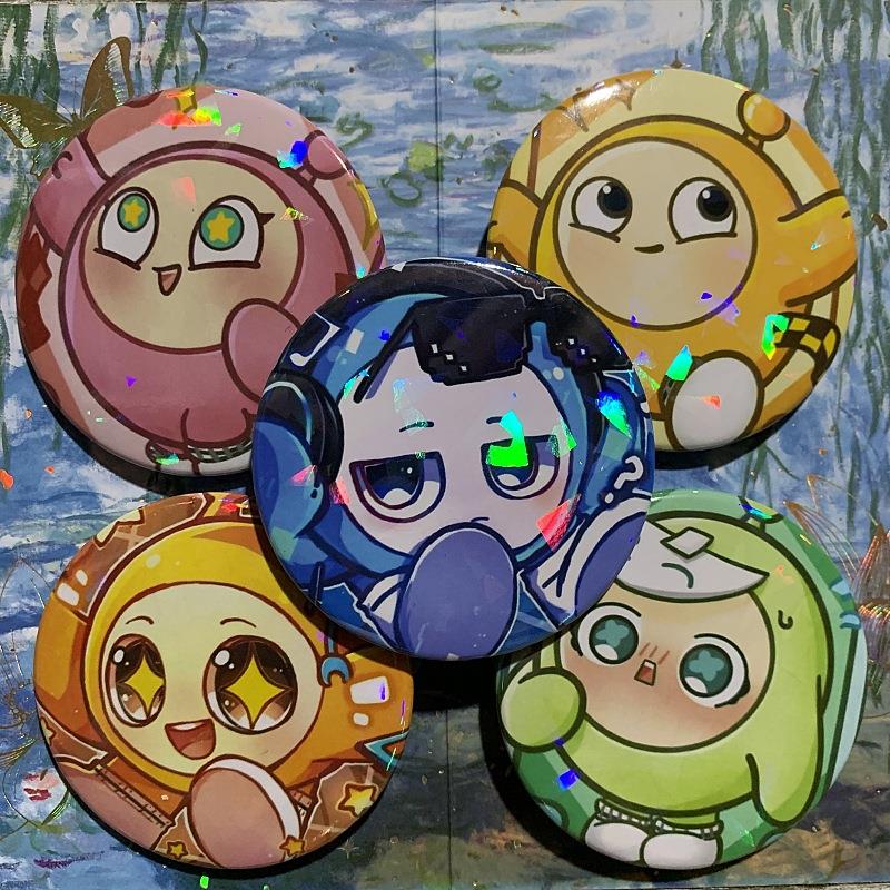 圆形徽章吧唧卡通高颜值学生饰品书包衣服挂件礼物