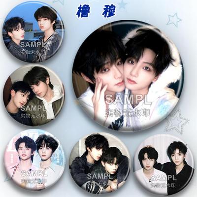 TF家族橹穆CP周边吧唧明星爱豆穆祉丞王橹杰粉丝应援痛包胸针谷子