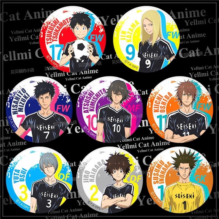 DAYS徽章A款 动漫吧唧周边圆形胸章/书包挂件/钥匙扣 柄本/风间阵