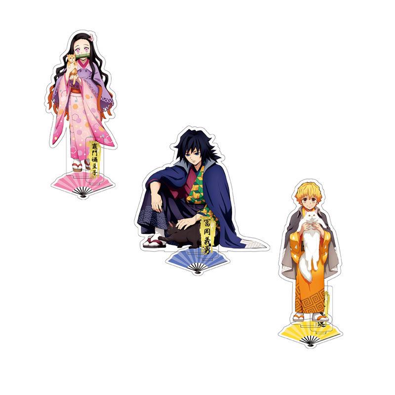 鬼灭之刃亚克力桌面立牌摆件和服祢豆子炭治郎 义勇善逸