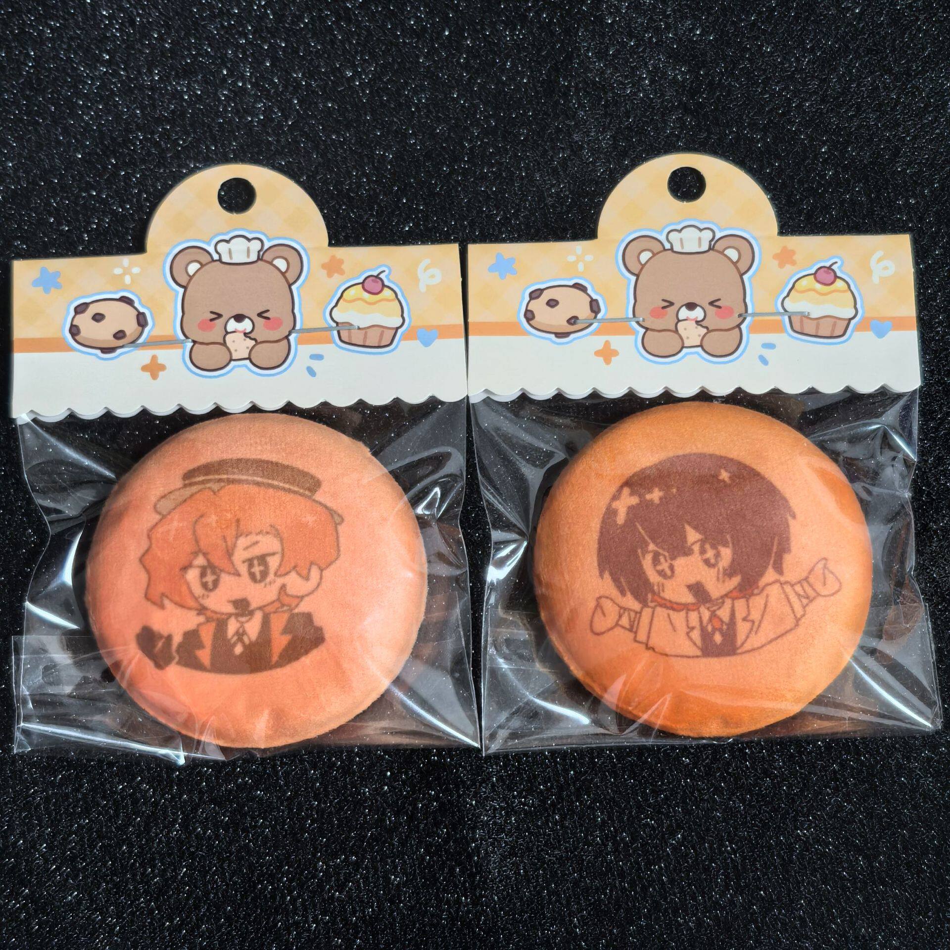 文豪野犬毛绒吧唧徽章中原中也中