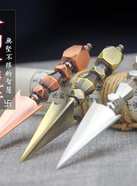 藏传密宗法器尼泊尔三色法器铜合金金刚橛 金刚杵