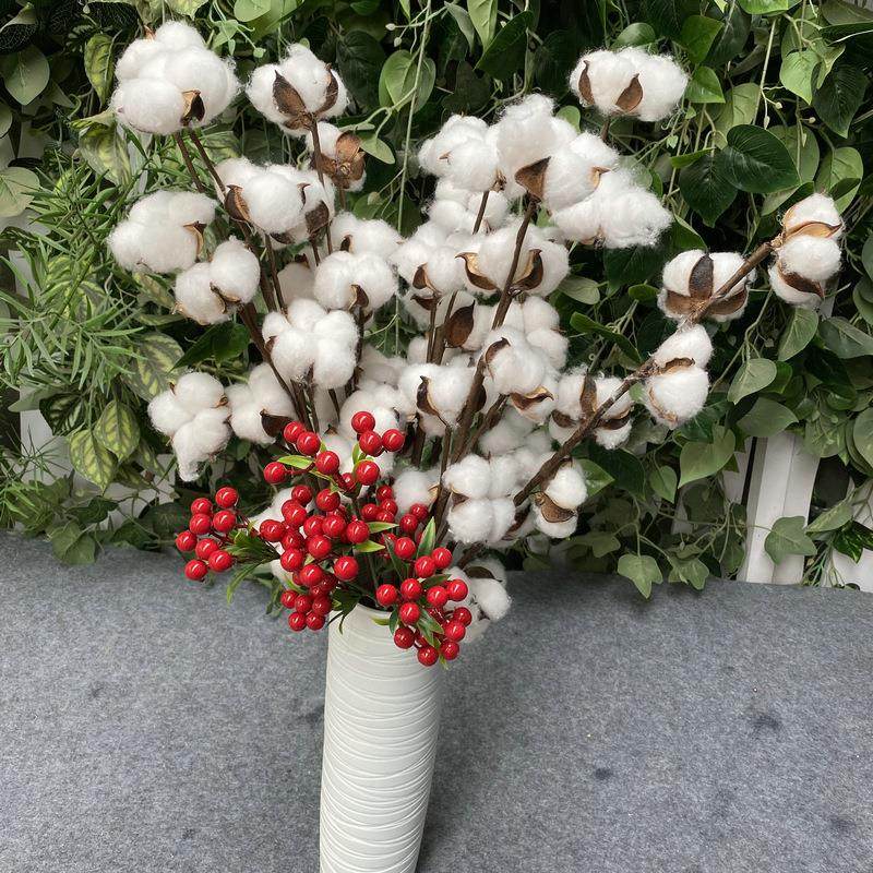 植物木棉棉花枝 DIY花束装饰道具 5头7头干花棉花 假花摄影道具,家居饰品,餐桌花艺,淘宝优惠券,粉丝福利购,淘宝优惠卷