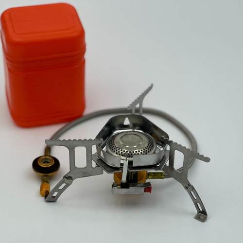 分体式野营气炉便携野餐扁气炉具电子打火炉头 户外防风炉头炉具