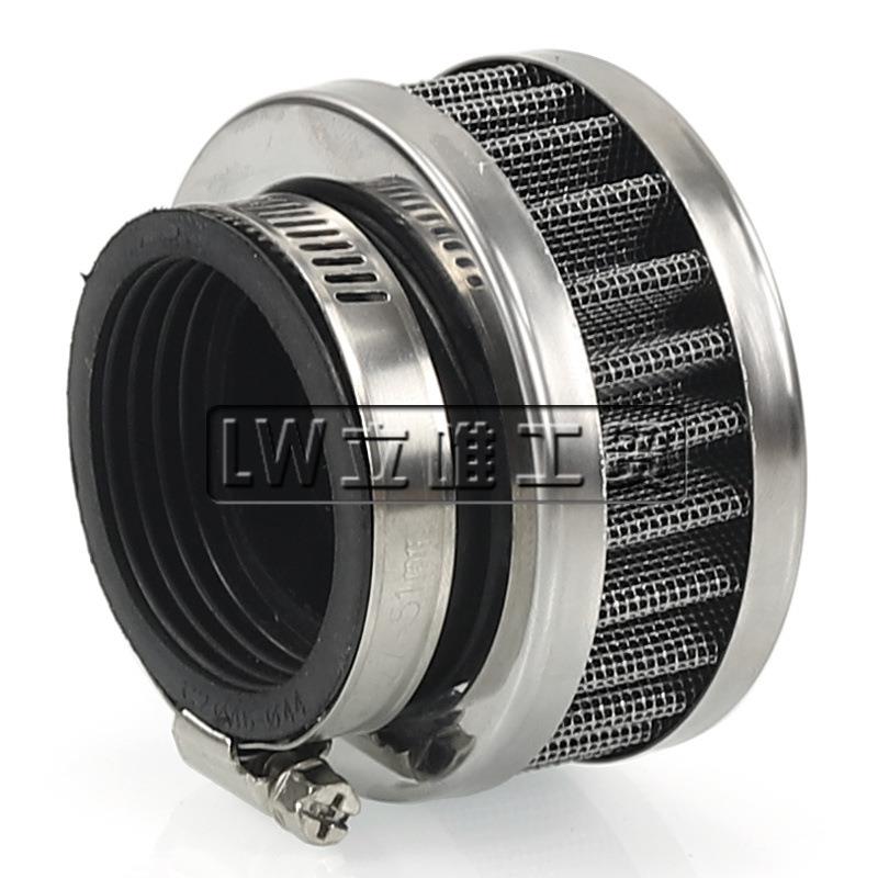 ATV沙滩车越野摩托车空气滤清器发动机35-60mm滤清器圆柱空滤器