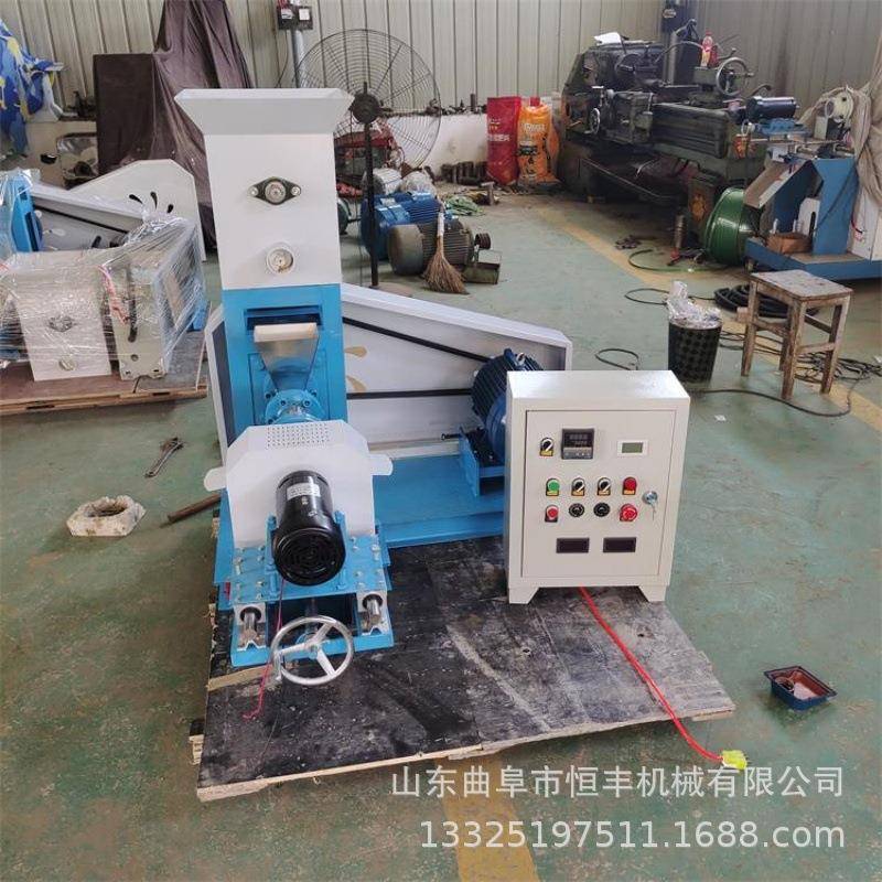 全套鸟食水产漂浮饵料制作颗粒机小型猫粮狗粮机器鱼饲料膨化机