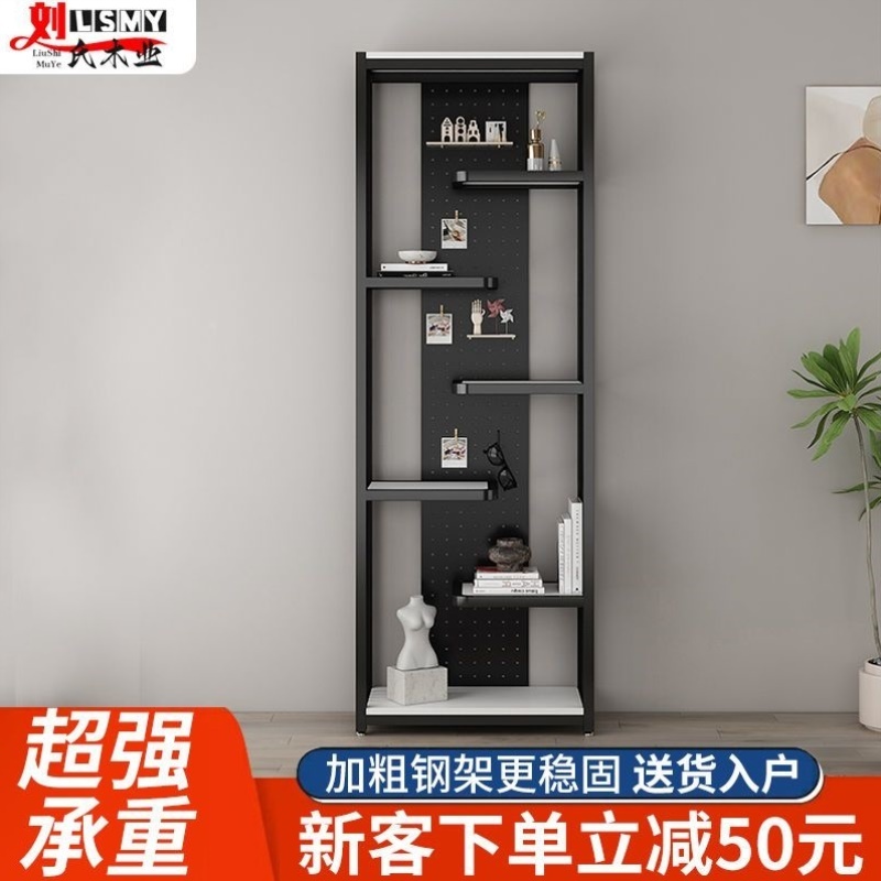 铁艺产品展示架多层置物架落地办公室隔断化妆品货架陈列架收纳架