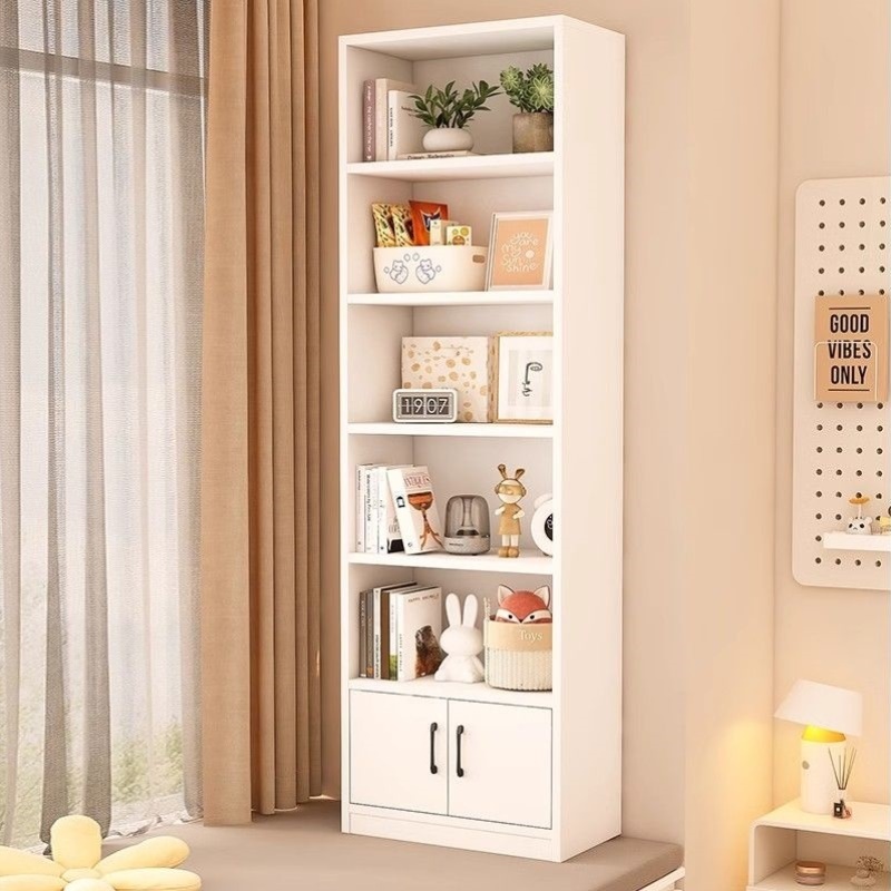 实木飘窗柜窗台书架儿童储物收纳置物架夹缝窄柜落地柜客厅展示柜