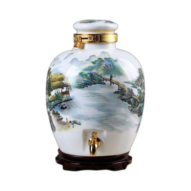 景德镇陶瓷高白薄胎酒坛