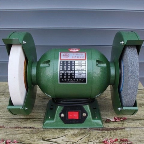 家庭台式砂轮机 磨光机磨刀机工业砂轮机220v~380v砂轮机