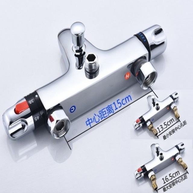 智能恒温暗装冷热水龙头分水器混水阀太阳能电热水器淋