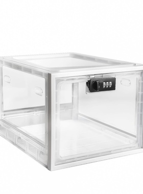 透明储物盒 药箱 手机平板收纳密码箱LOCKABLE BOX 带密码锁食品