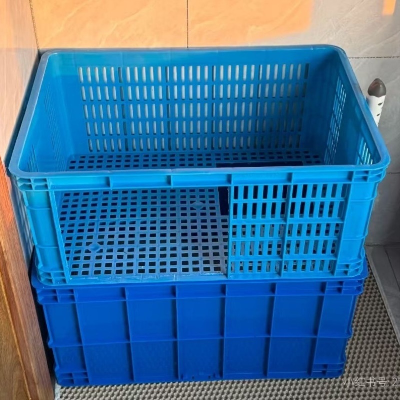 不漏i沙自制网红塑料筐猫砂盆超大空间 上下两层双层猫砂盆