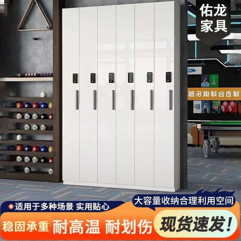 台球厅存杆柜2025展示柜会员专用球杆柜密码锁新款柜