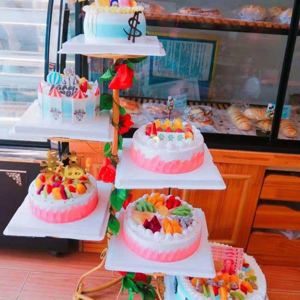 欧式铁艺六层生日蛋糕架