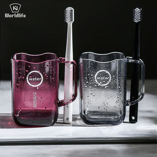 刷牙杯漱口杯家用牙刷杯簌口杯子嗽口水杯口杯刷牙杯子成人洗漱杯