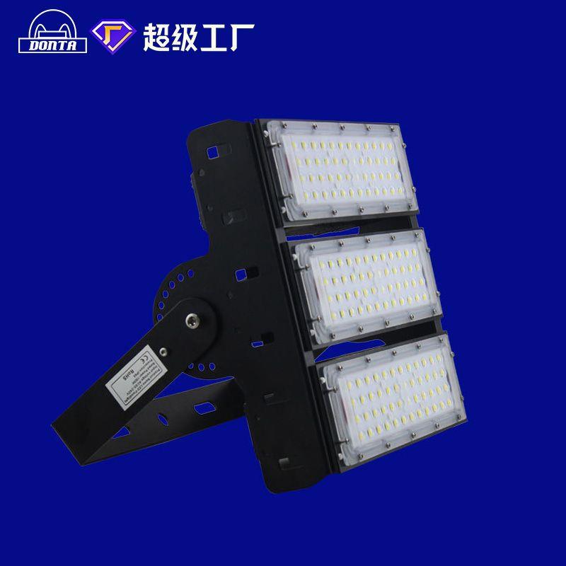 LED户外防水泛光灯广告亮化50W100W150W200W大功率模组隧道投光灯