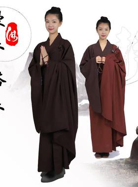 居士缦衣受戒曼衣搭衣比丘尼五衣七衣袈裟僧服菩萨戒五条缦衣海清