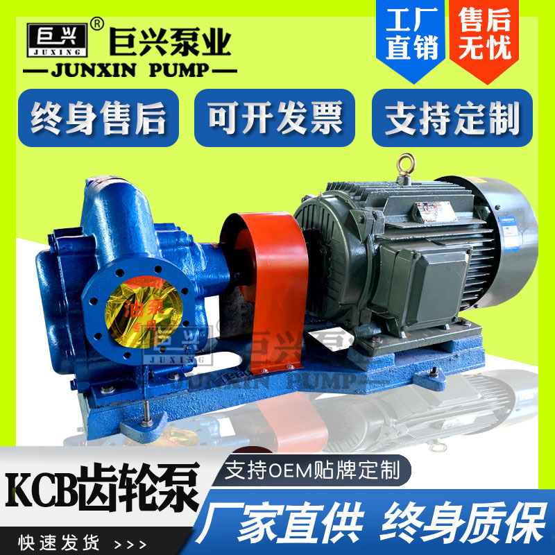 植物油齿轮泵 铸铁KCB135/200/300/483/633/960 大流量齿轮油泵
