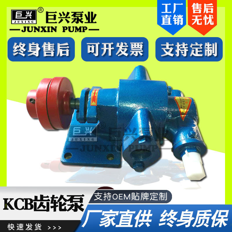 kcb齿轮油泵 小流量齿轮泵小型食用油泵家用 铸铁合金齿轮输油泵