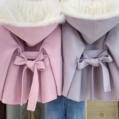 chic早春冬天粉红色毛毛