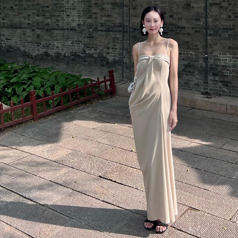 维纳斯不对称堆褶皱抹胸