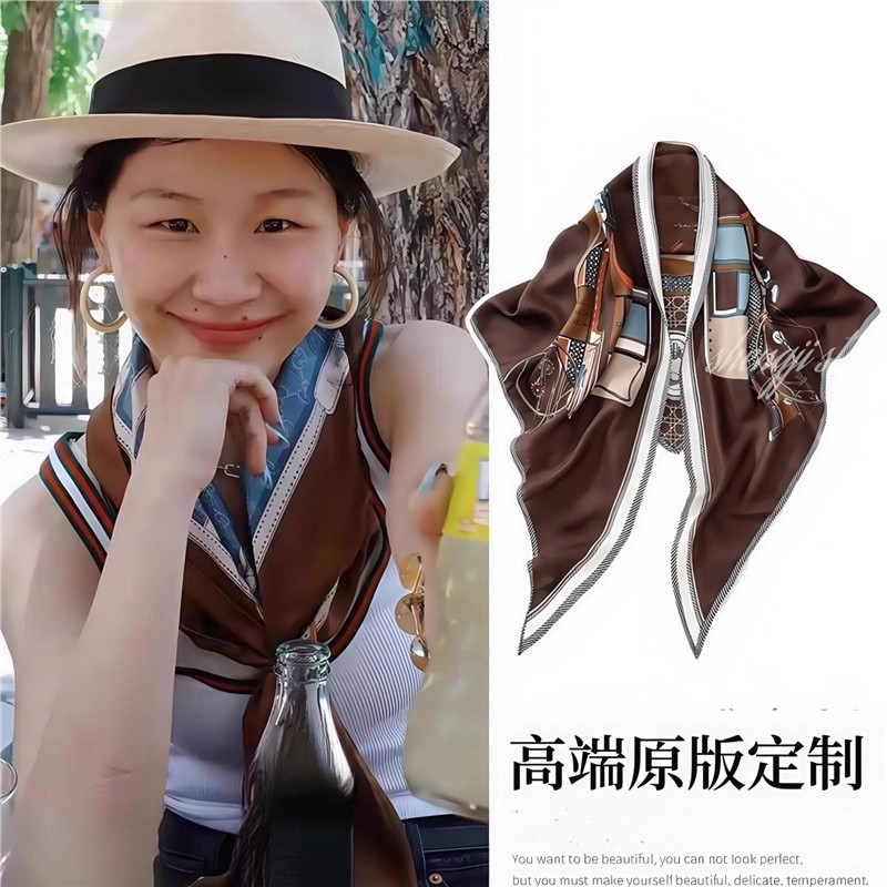 地球超新鲜金靖同款咖色披肩女外搭2025新款老钱风旗袍空调房围脖
