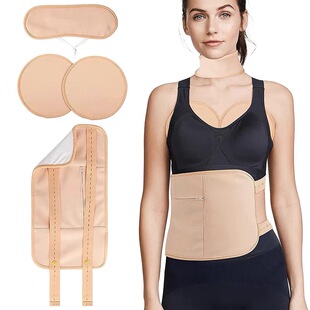 跨境蓖麻油包防漏油可调节护腰带柔软简约睡眠包可水洗精油护理包