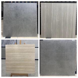 灰色仿古砖800X800客厅防滑地砖黄色木纹砖 服装奶茶店水磨石瓷砖