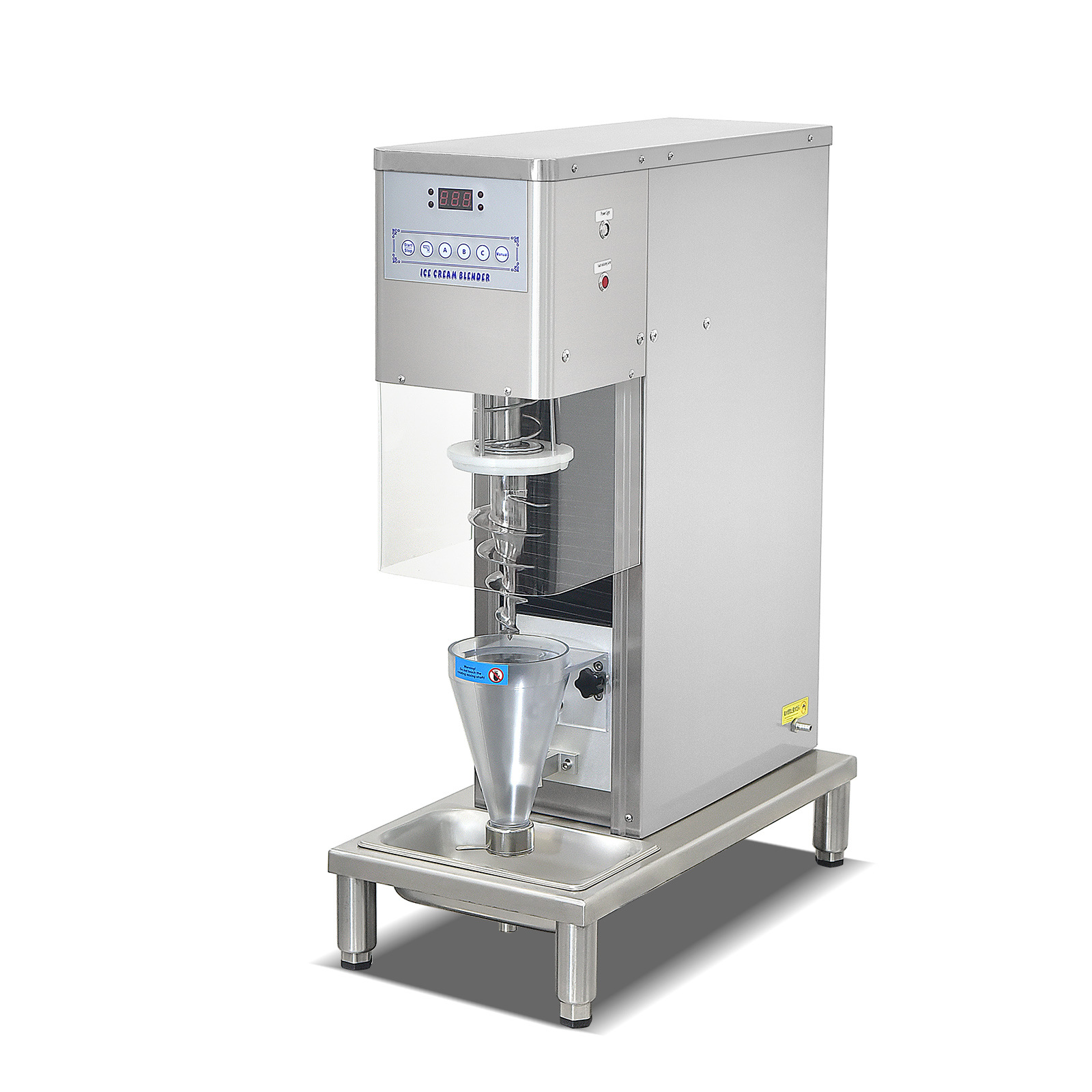 自动冰淇淋搅拌机 冰淇淋机 迷你冰激凌机 台式商用diy混合雪糕机