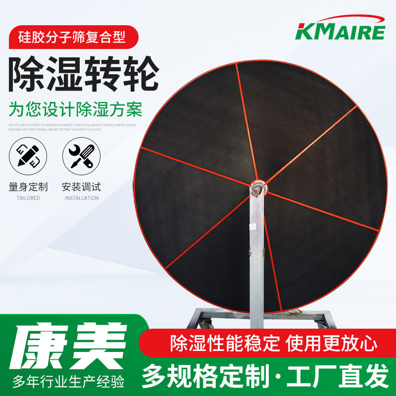 PPS-870_500除湿转轮镀铝锌外包板除湿转轮工业除湿蜂巢硅胶转轮