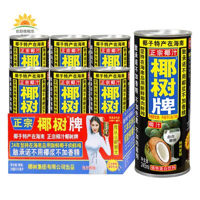 椰树牌椰汁1L*2盒椰树椰子汁水装整箱椰奶期间果汁饮