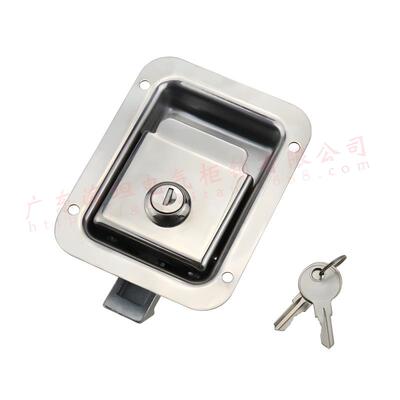 MS858A平面锁不锈钢房车机箱机柜重型车汽车门锁工业电柜箱锁