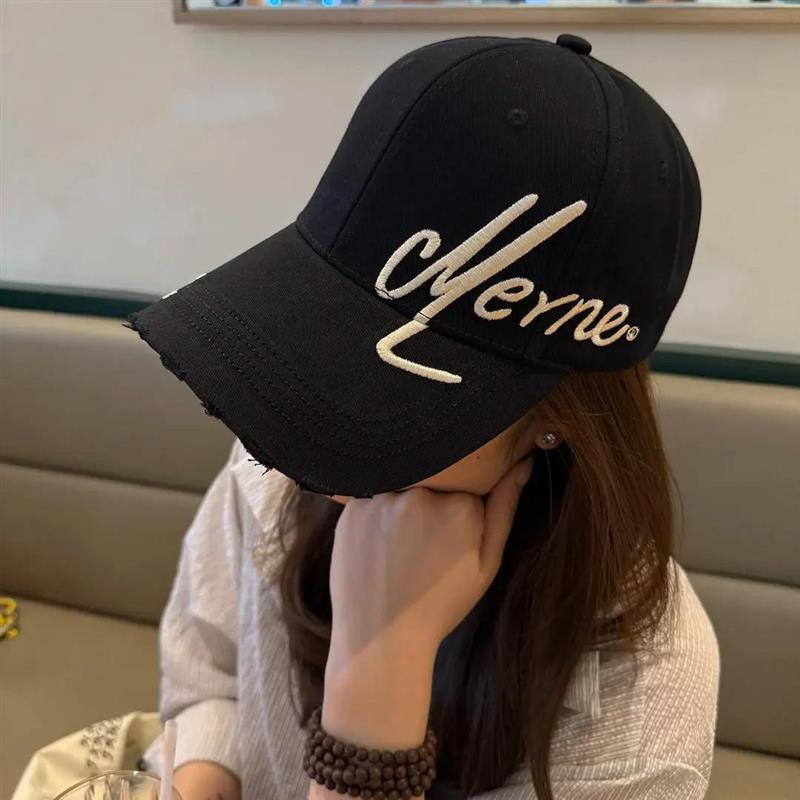 VINSAMEI淼森专卖加大加深版刺绣棒球帽男女同款宽檐鸭舌帽大头