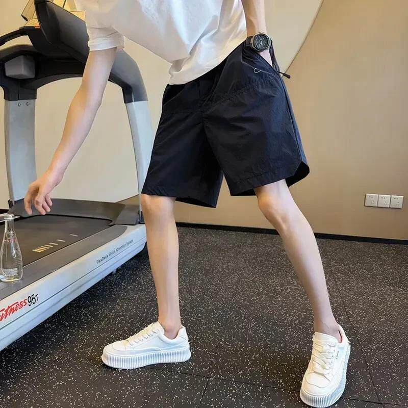 悠禾严选1夏季男士速干透气宽松休闲短裤抽绳设计百搭潮流运动裤