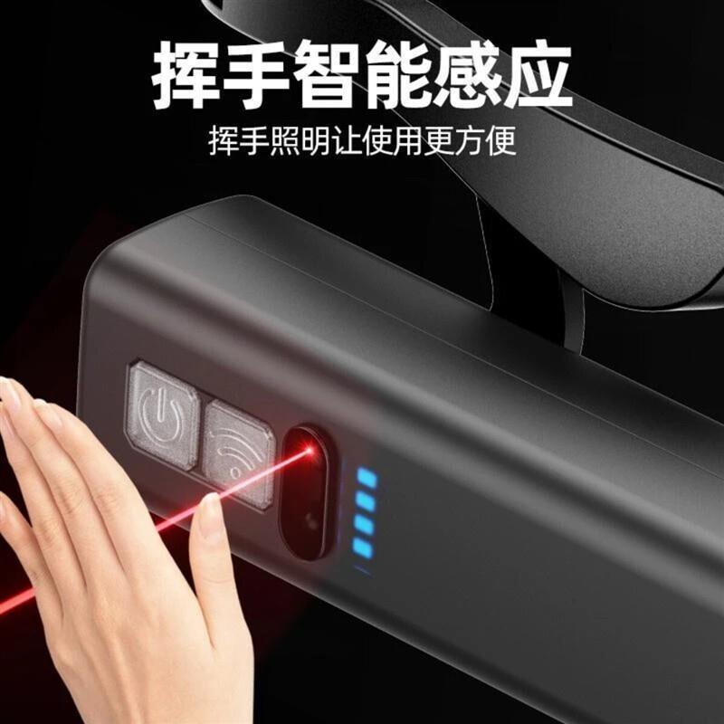 玛尔轻奢1挂耳式头灯强光超亮可充电户外骑行夜跑登山钓鱼专用长