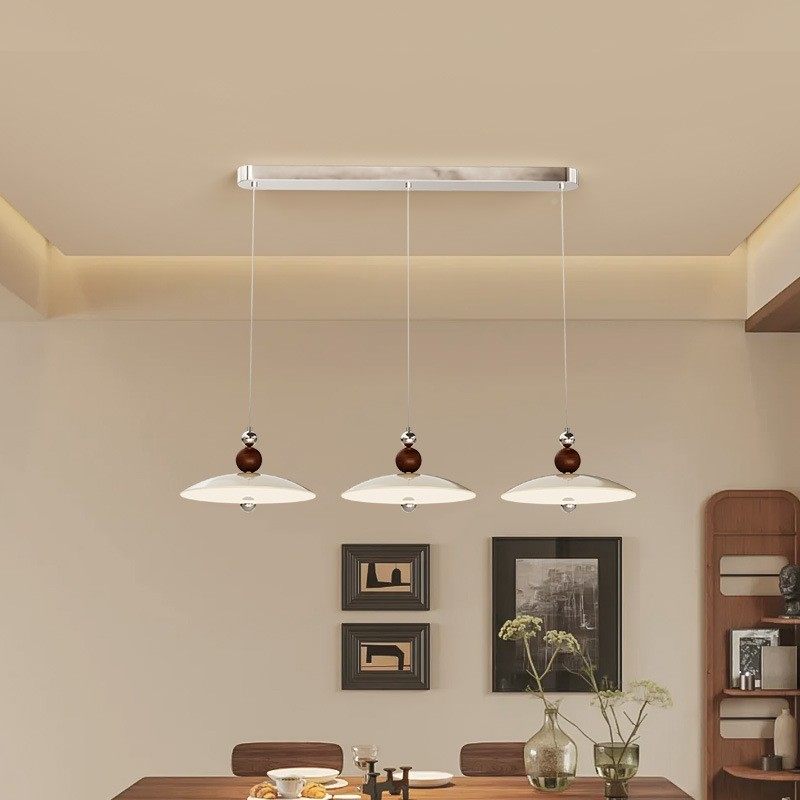 餐厅中客厅油吊灯430饭厅吧台三头中古法式奶风飞灯碟灯餐桌灯山,家装灯饰光源,智能吊灯,淘宝优惠券,粉丝福利购,淘宝优惠卷