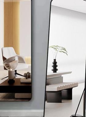 身镜女学生穿衣少镜舍壁挂42245墙宿粘全贴家用化妆试衣镜寝室落