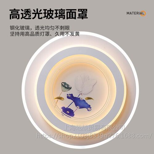 款226年新l大ed吸顶灯房间ZBH卧室灯客厅灯厅现代简0约大气中山灯