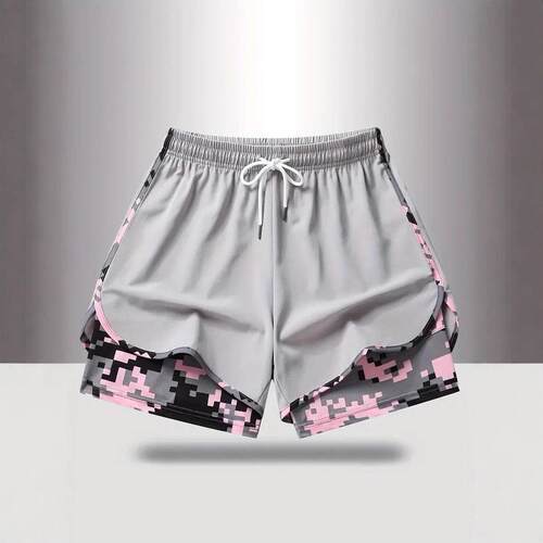 6 PCS Women's Summer Quick Dry Camo Shorts - Breathable