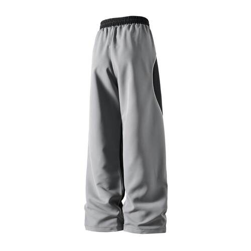 Men's Outdoor Streetwear Jogger Pants Black-Gray Color
