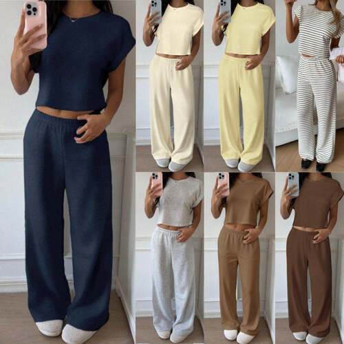 Women's Vintage Casual Loose Round Neck Short Sleeve T-Shirt