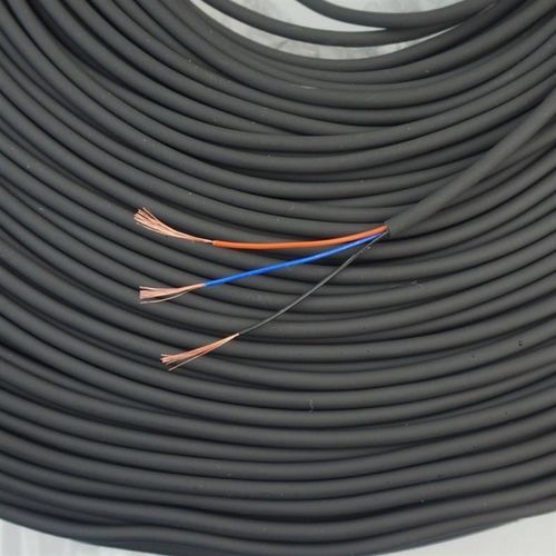 高柔3芯0.2平方3.8mm棕蓝黑高柔耐折耐油感测器接近开关讯号线