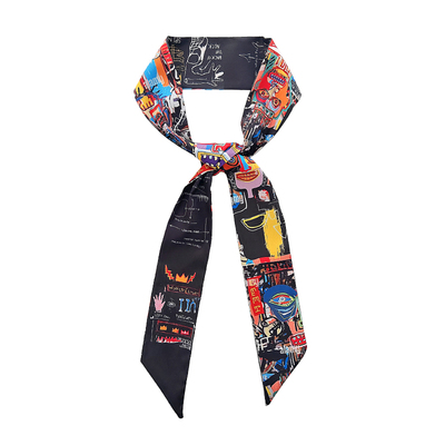 巴斯奎特包包手柄丝巾飘带领巾