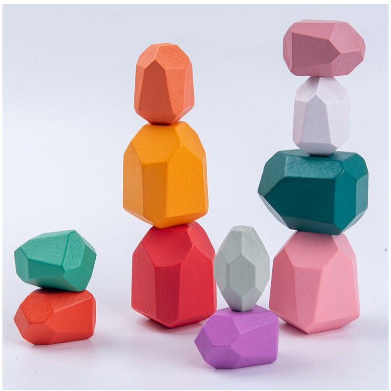 儿童积木叠叠乐加工瑕疵玩具平衡